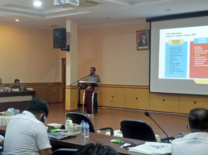 KPPU Kanwil I Paparkan Larangan Persekongkolan Tender Kepada Pihak Manajemen dan Karyawan PTPN III